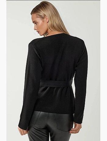 Cardigan en tricot à double boutonnage hiccup