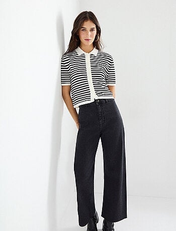 Cardigan en tricot à manches courtes, MO Fashion