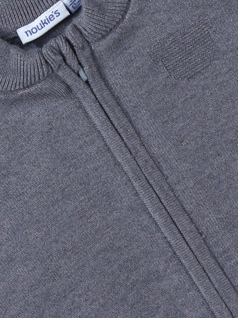 Cardigan en tricot, anthracite Noukie's Gris - Kiabi