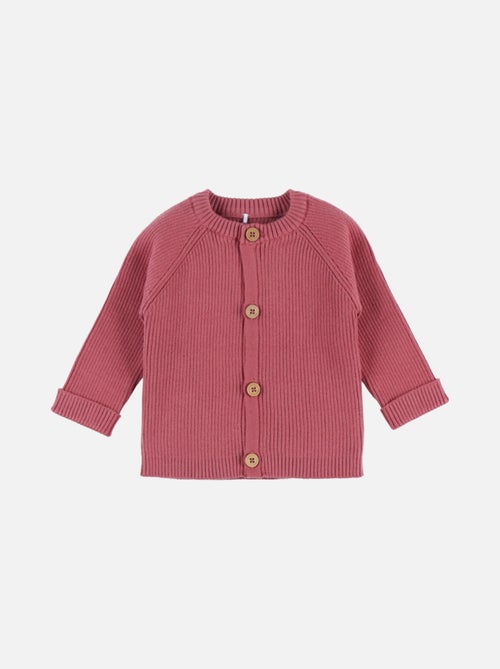 Cardigan en tricot bio fin Noukie's - Kiabi