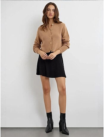 Cardigan en tricot boutonné