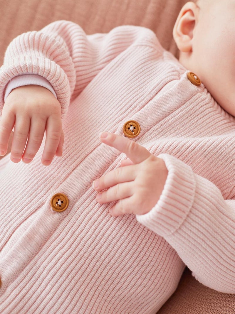 Cardigan en tricot, clair Noukie's Rose - Kiabi