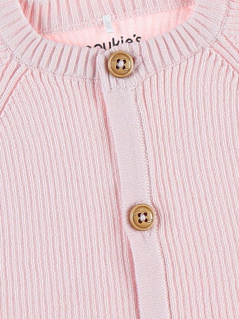 Cardigan en tricot, clair Noukie's Rose - Kiabi