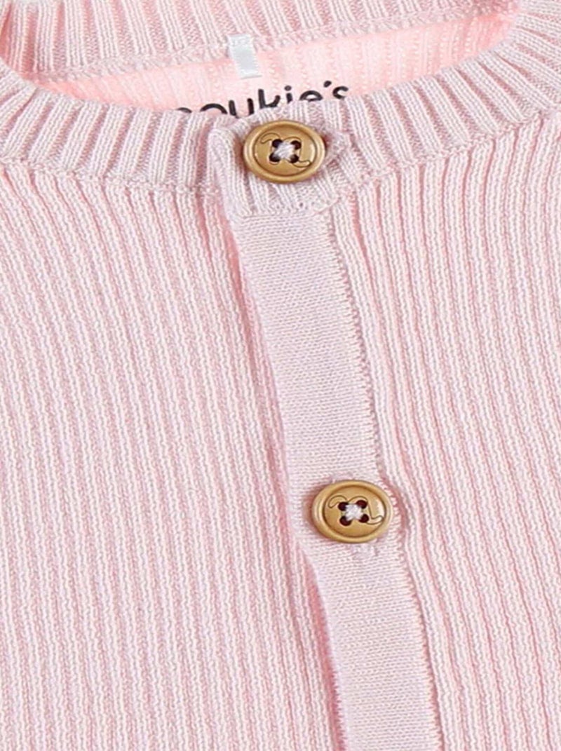 Cardigan en tricot, clair Noukie's Rose - Kiabi