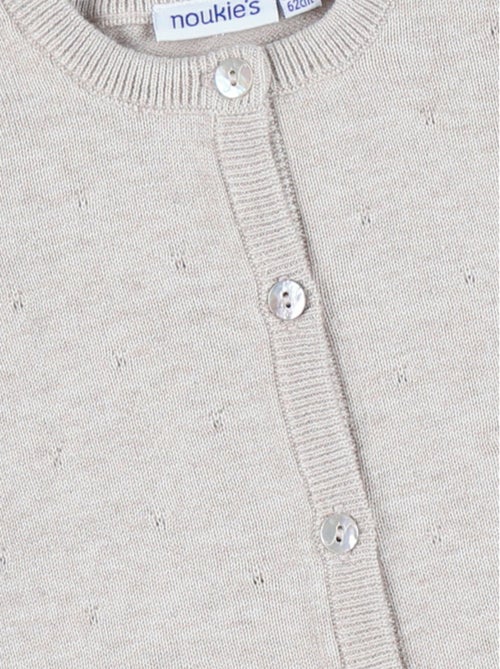 Cardigan en Tricot, Coton Noukie's - Kiabi