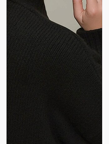Cardigan en tricot épais à col en v hiccup