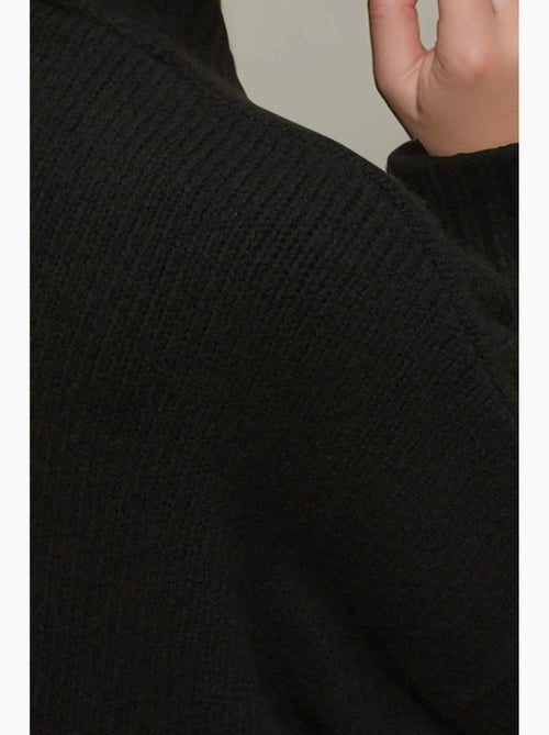 Cardigan en tricot épais à col en v hiccup - Kiabi