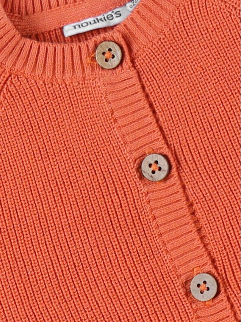 Cardigan Orange Tricot Zara - Taille M - Neuf Sans étiquettes - Style Décontracté