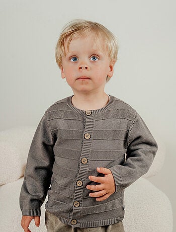 Cardigan en tricot kaki Noukie's