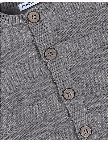 Cardigan en tricot kaki Noukie's