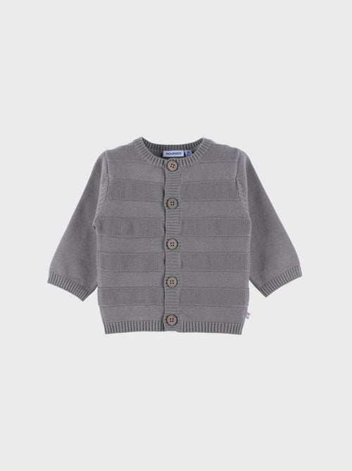 Cardigan en tricot kaki Noukie's - Kiabi