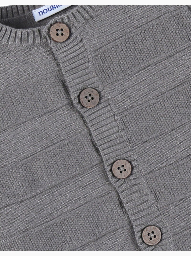 Cardigan en tricot kaki Noukie's Vert - Kiabi