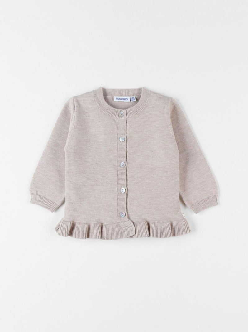 Cardigan en tricot Noukie's Beige - Kiabi