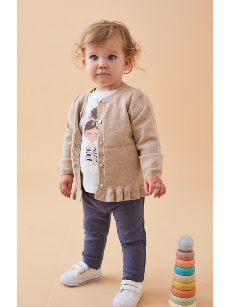 Cardigan en tricot Noukie's Beige - Kiabi