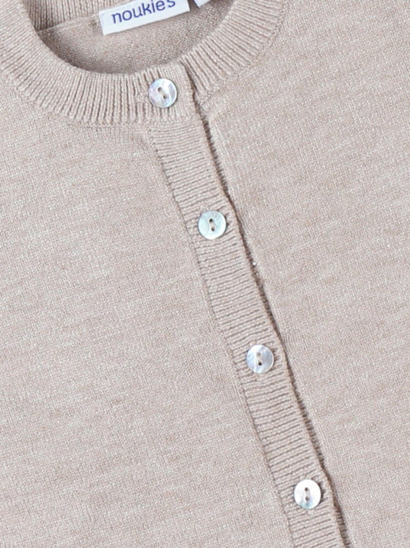 Cardigan en tricot Noukie's Beige - Kiabi