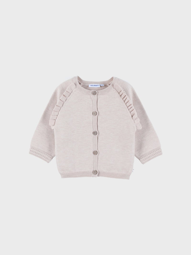Cardigan en tricot Noukie's Beige - Kiabi