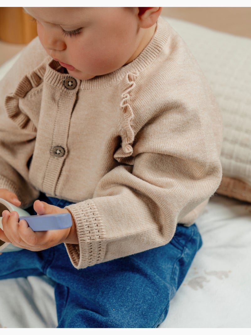 Cardigan en tricot Noukie's Beige - Kiabi