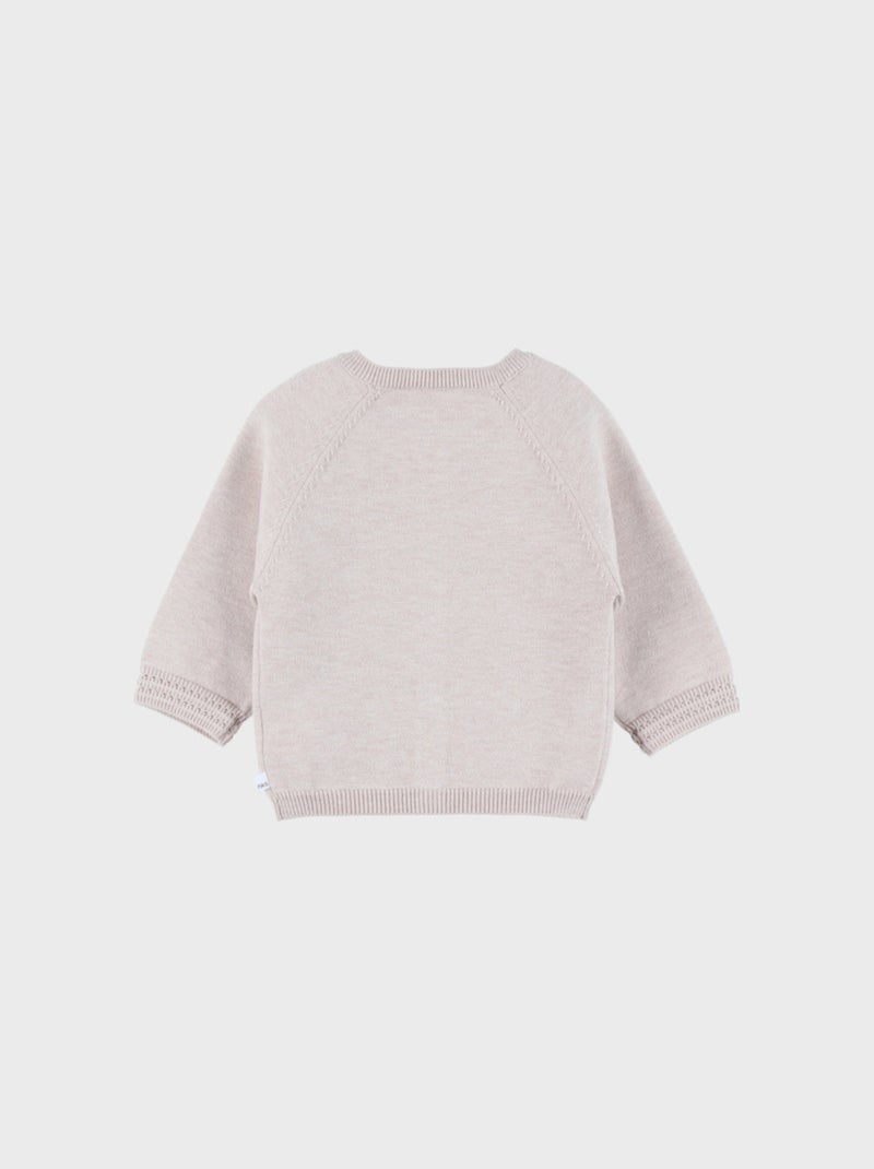 Cardigan en tricot Noukie's Beige - Kiabi