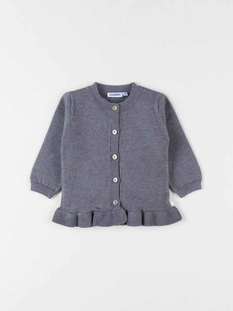 Cardigan en tricot Noukie's Gris - Kiabi