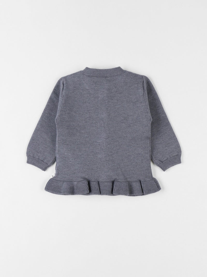 Cardigan en tricot Noukie's Gris - Kiabi