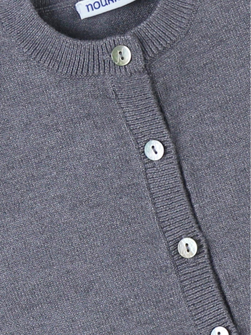 Cardigan en tricot Noukie's Gris - Kiabi