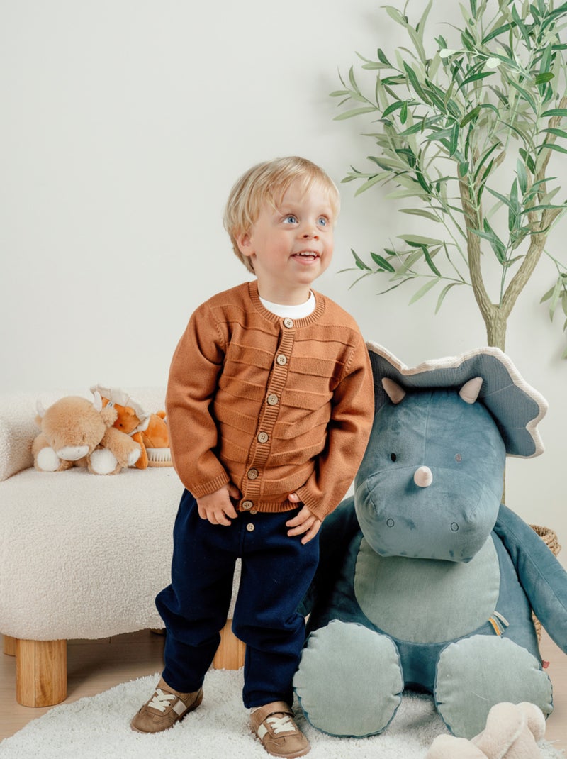 Cardigan en tricot Noukie's Marron - Kiabi