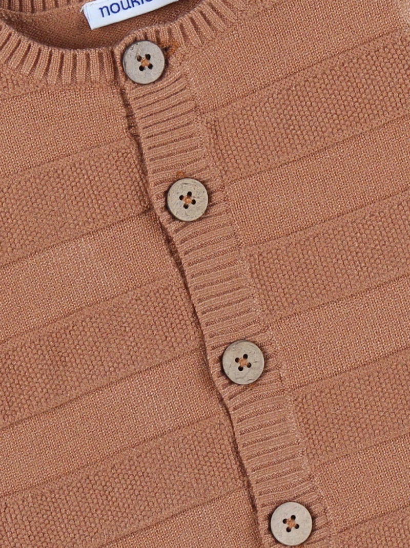 Cardigan en tricot Noukie's Marron - Kiabi