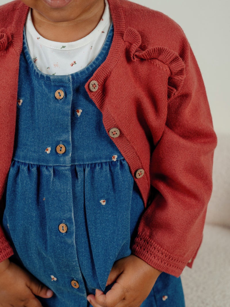 Cardigan en tricot Noukie's Rose - Kiabi