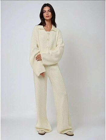 Cardigan en tricot texturé avec boutons