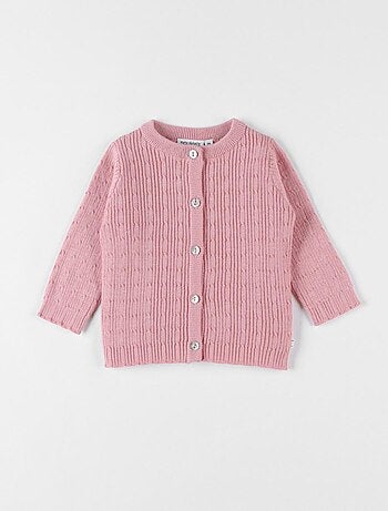 Cardigan en tricot tressé, foncé Noukie's