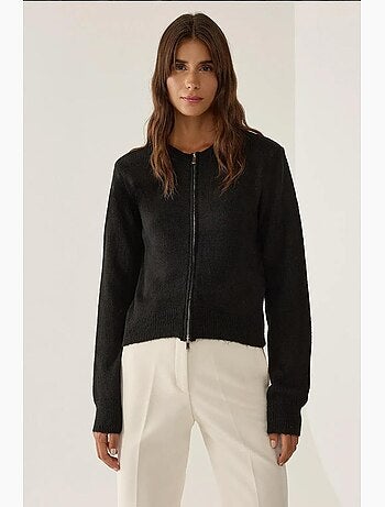 Cardigan en tricot zippé hiccup