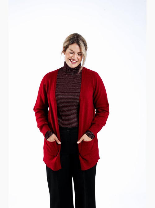 Cardigan en viscose uni PAPRIKA - Kiabi