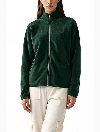 Cardigan femme à fermeture éclair busem
