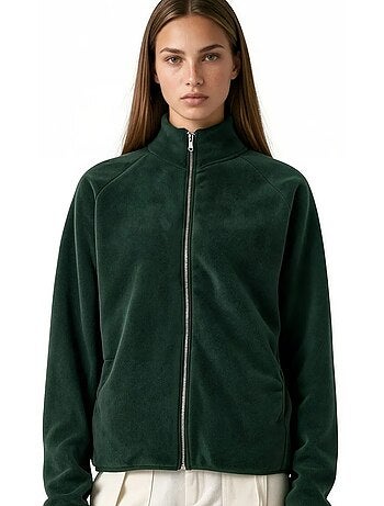 Cardigan femme à fermeture éclair busem