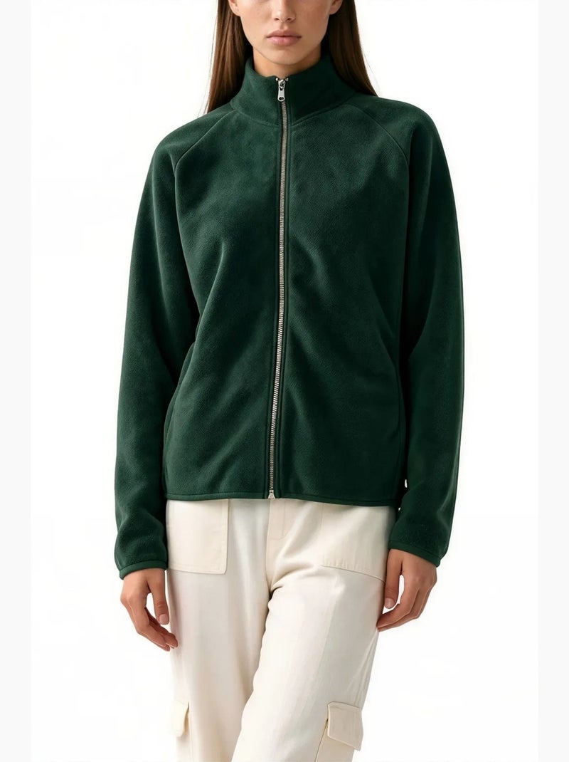 Cardigan femme à fermeture éclair busem Bleu canard - Kiabi