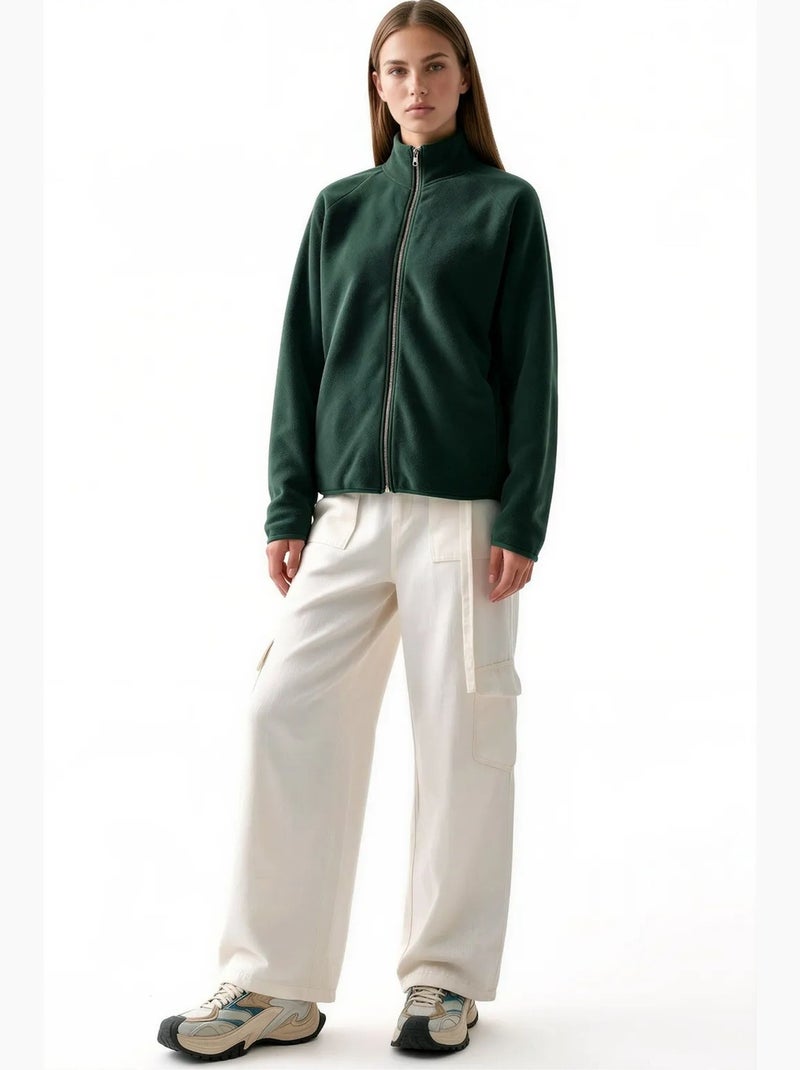 Cardigan femme à fermeture éclair busem Bleu canard - Kiabi