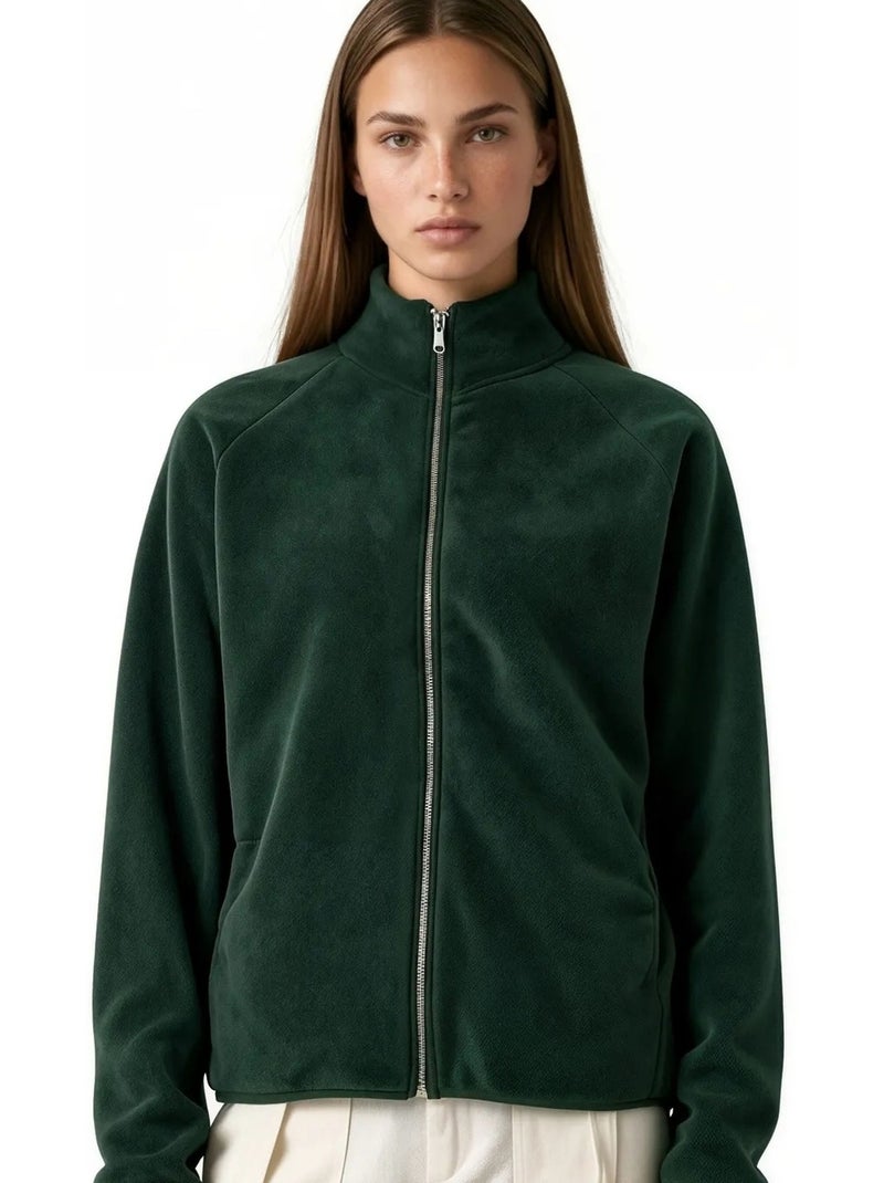 Cardigan femme à fermeture éclair busem Bleu canard - Kiabi