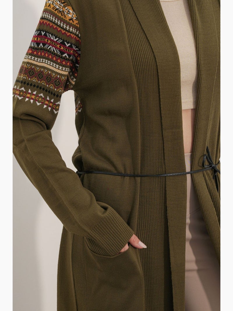 Cardigan femme bdart Kaki - Kiabi