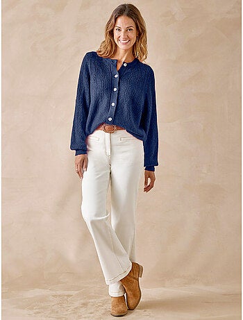 Cardigan femme en maille fantaisie - DAXON