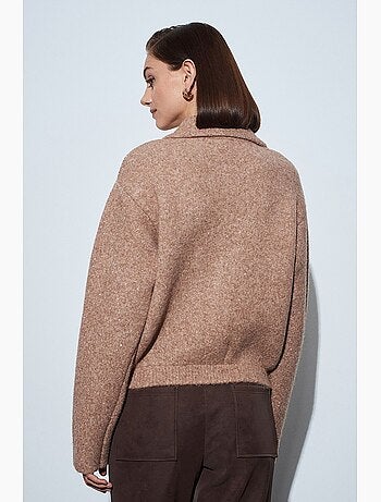 Cardigan femme en mélange de laine dilvin