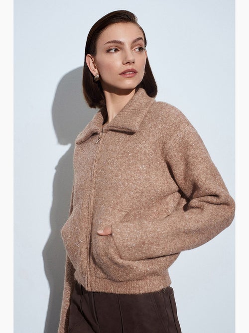 Cardigan femme en mélange de laine dilvin - Kiabi Cardigan femme en mélange de laine dilvin - Kiabi