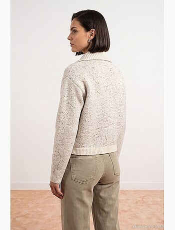 Cardigan femme en mélange de laine dilvin