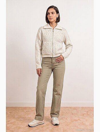 Cardigan femme en mélange de laine dilvin