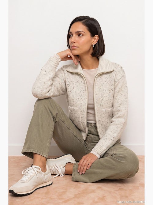 Cardigan femme en mélange de laine dilvin - Kiabi Cardigan femme en mélange de laine dilvin - Kiabi