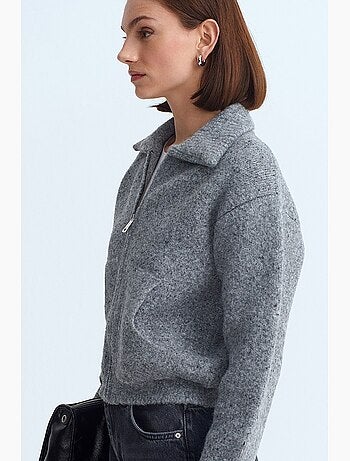 Cardigan femme en mélange de laine dilvin