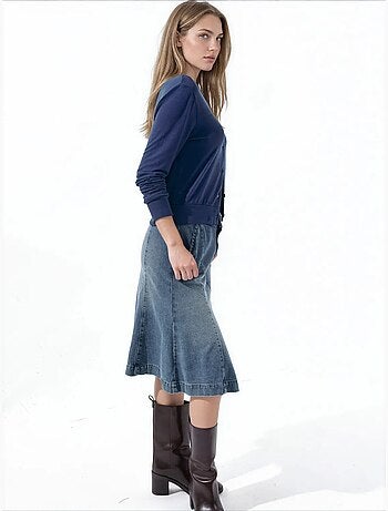Cardigan femme en mélange de viscose busem