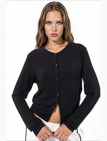 Cardigan femme en mélange de viscose busem