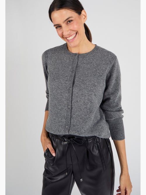 Cardigan fine maille Thermolactyl - Damart - Kiabi