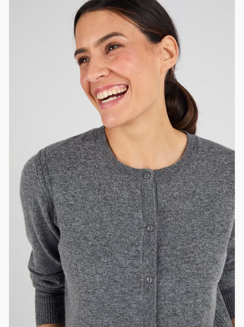 Cardigan fine maille Thermolactyl - Damart - Kiabi