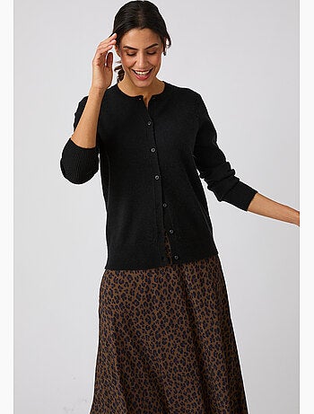 Cardigan fine maille thermolactyl - damart